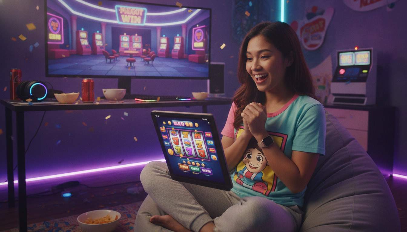 Exciting online slots on a screen